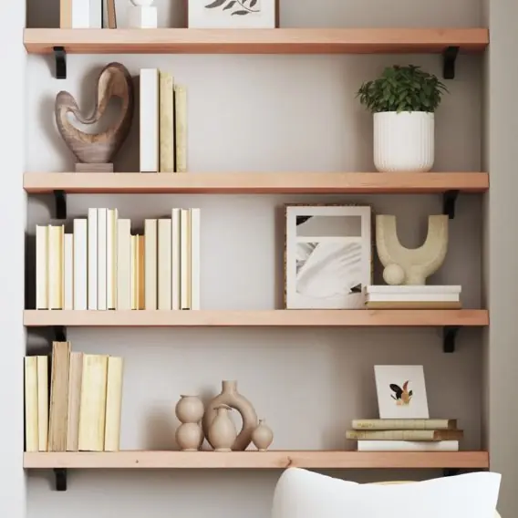 Półka, 80x20x4 cm, surowe lite drewno dębowe Lumarko! - Hurtownia wielobranżowa Lumarko Zamów dziś